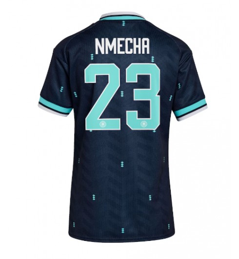 Německo Felix Nmecha #23 Venkovní Dres pro Dámské MS 2026 Krátký Rukáv Německo Felix Nmecha #23 Venkovní Dres pro Dámské MS 2026 Krátký Rukáv